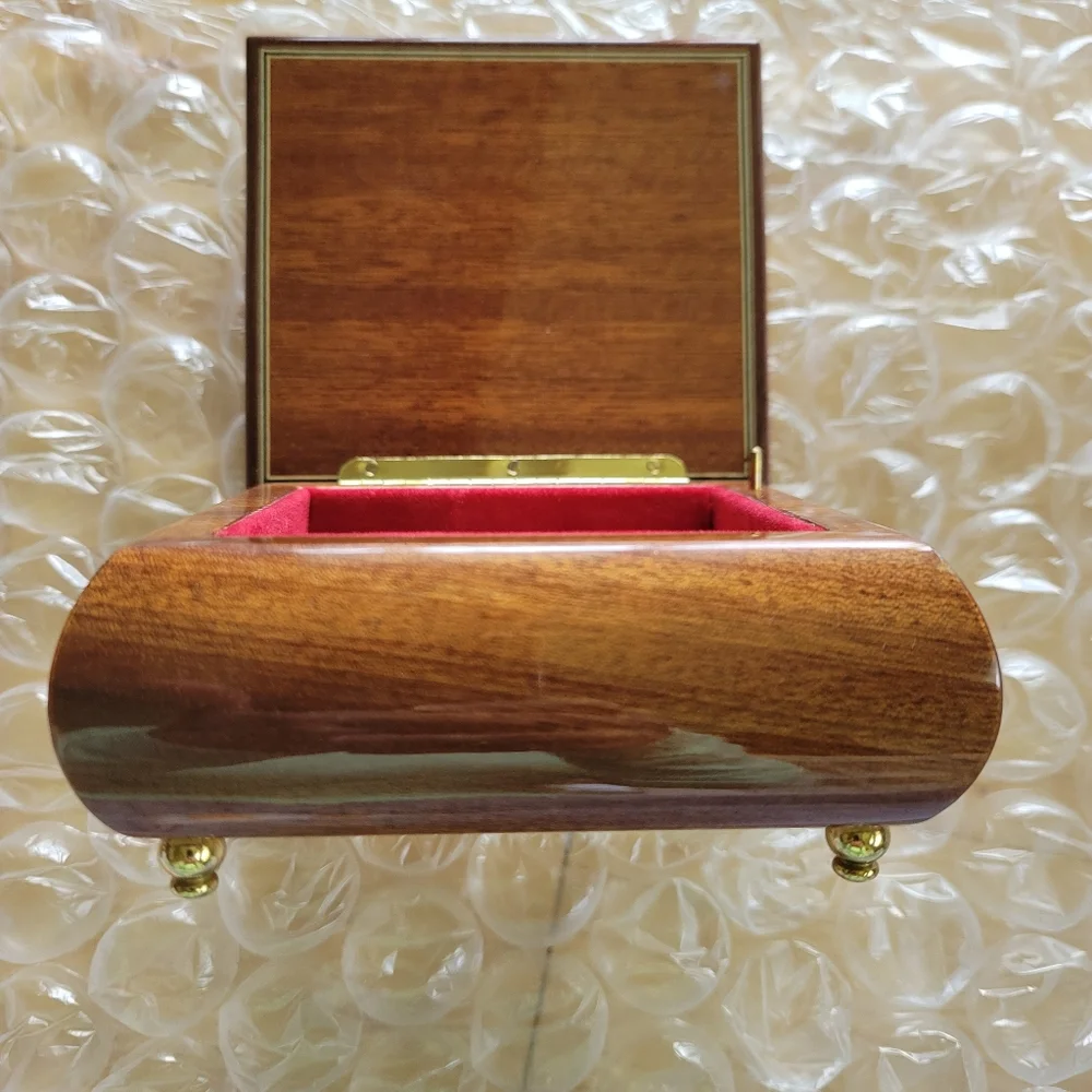 Vintage M.J. Hummel Bucherer RODI Reuge Swiss Music Jewelry Box Mozart
